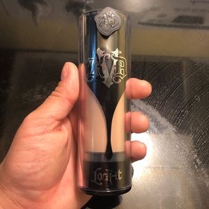 Kat Von D lock-it full coverage foundation.